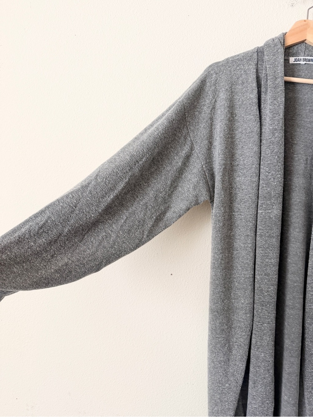 Joah Brown ONE SIZE Etoile cardigan in grey - Picture 4 of 8